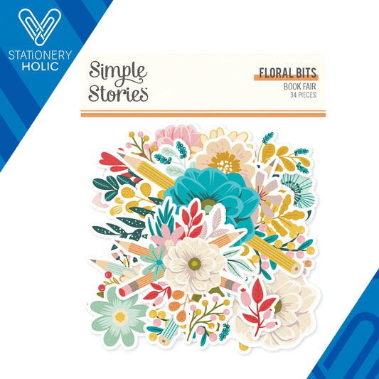 Simple Stories - Floral Bits - Book Fair