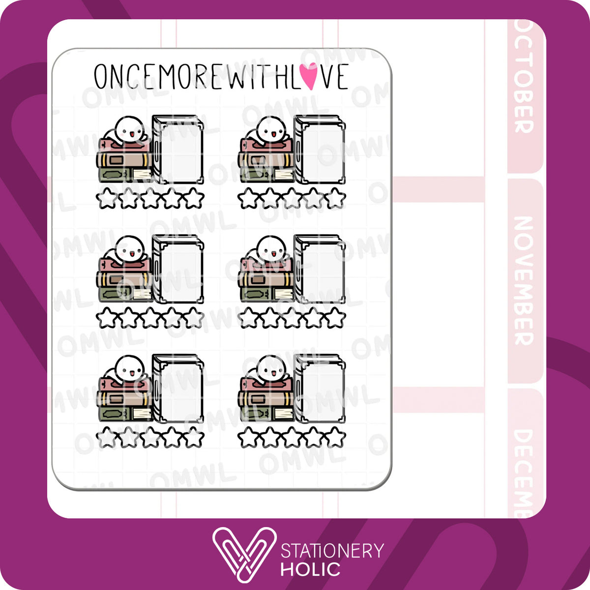 Once More With Love - Stickers - Book Review