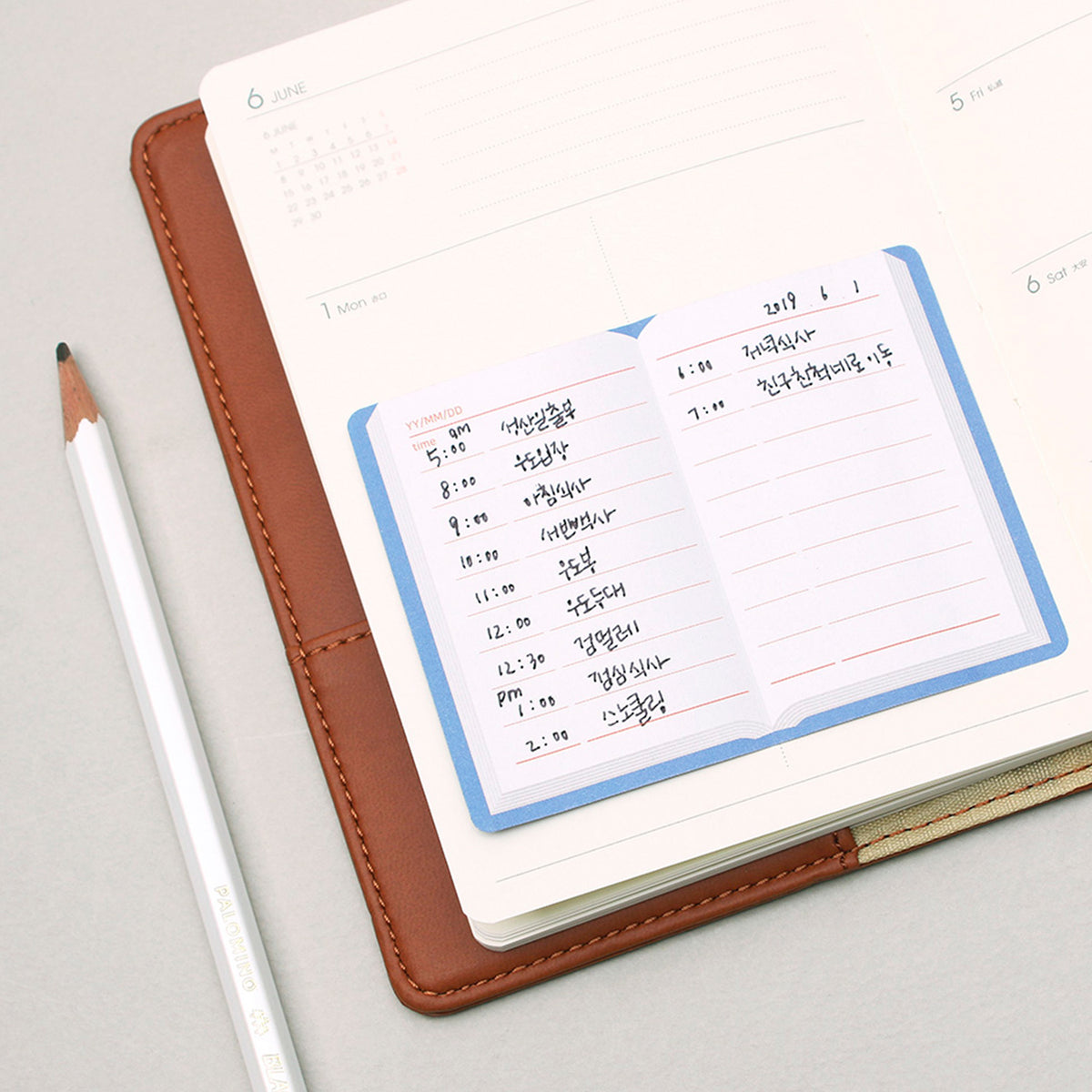 Bookfriends - Sticky Note Plegable - Time Table