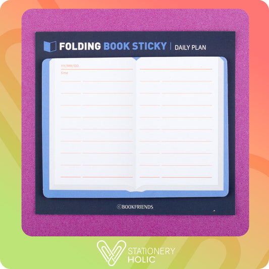 Bookfriends - Sticky Note Plegable - Daily Plan