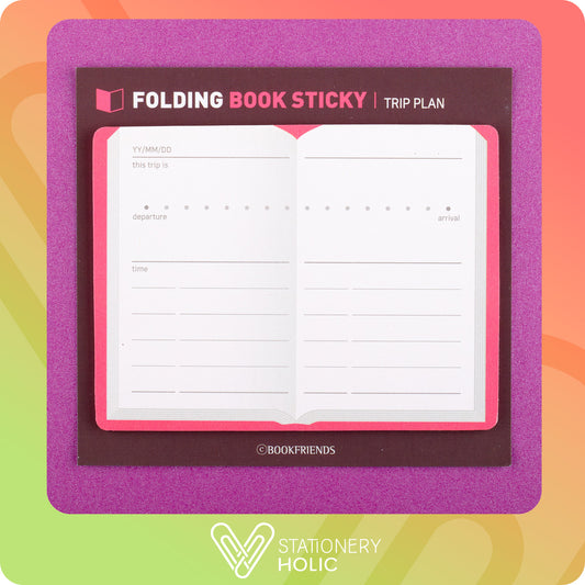 Bookfriends - Sticky Note Plegable - Trip Plan