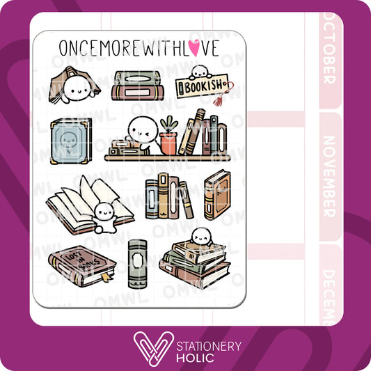 Once More With Love - Stickers - Bookish Large Deco