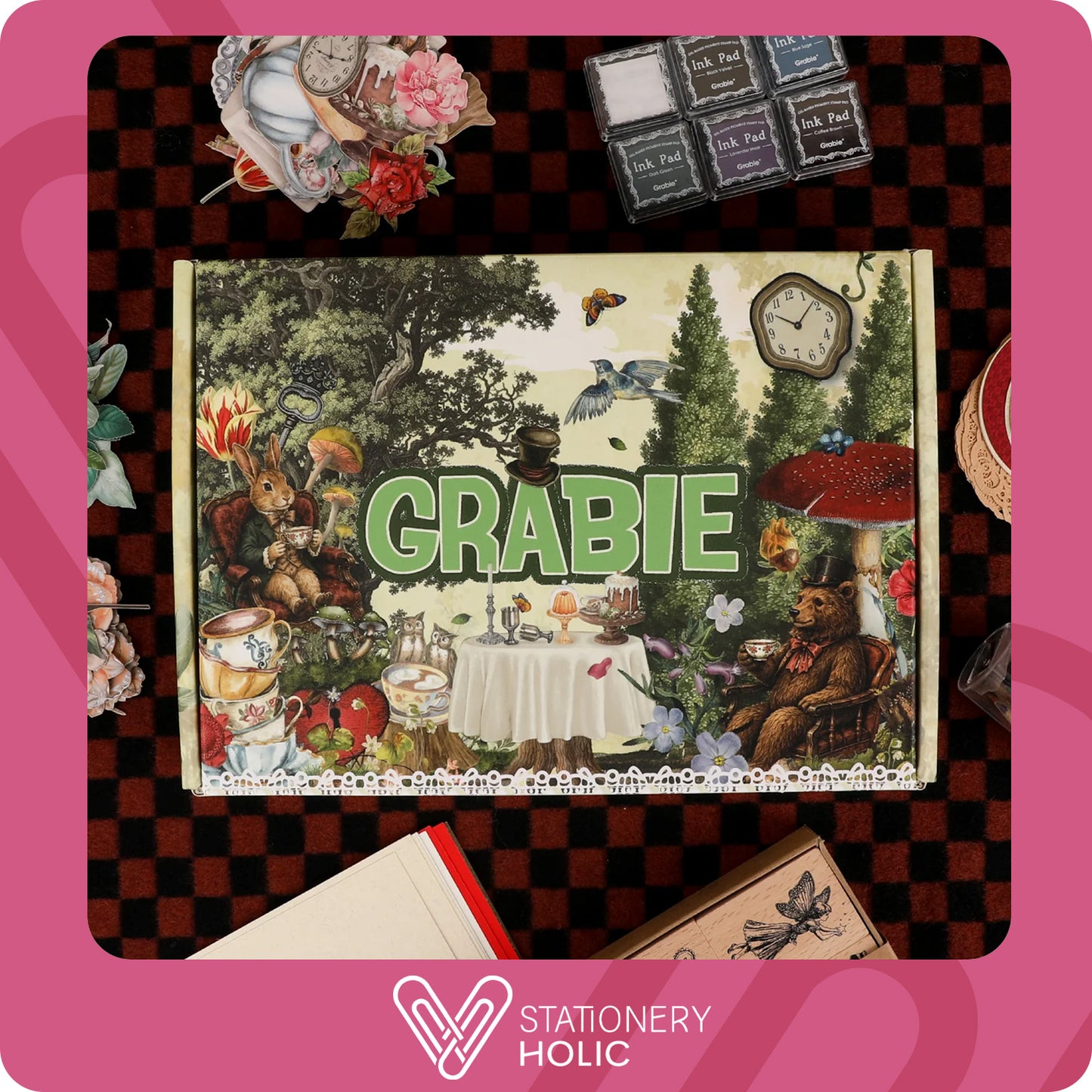 Grabie - Scrapbook Club - The Secret Tea Break