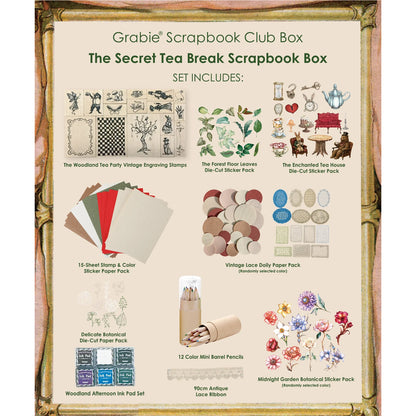 Grabie - Scrapbook Club - The Secret Tea Break