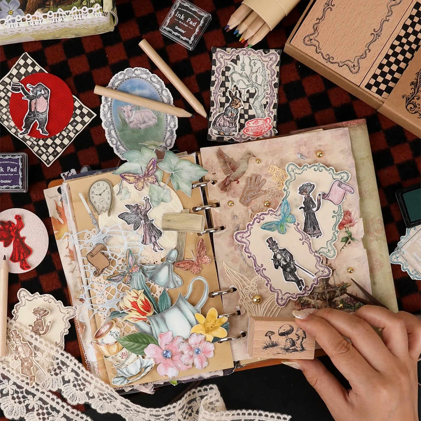 Grabie - Scrapbook Club - The Secret Tea Break