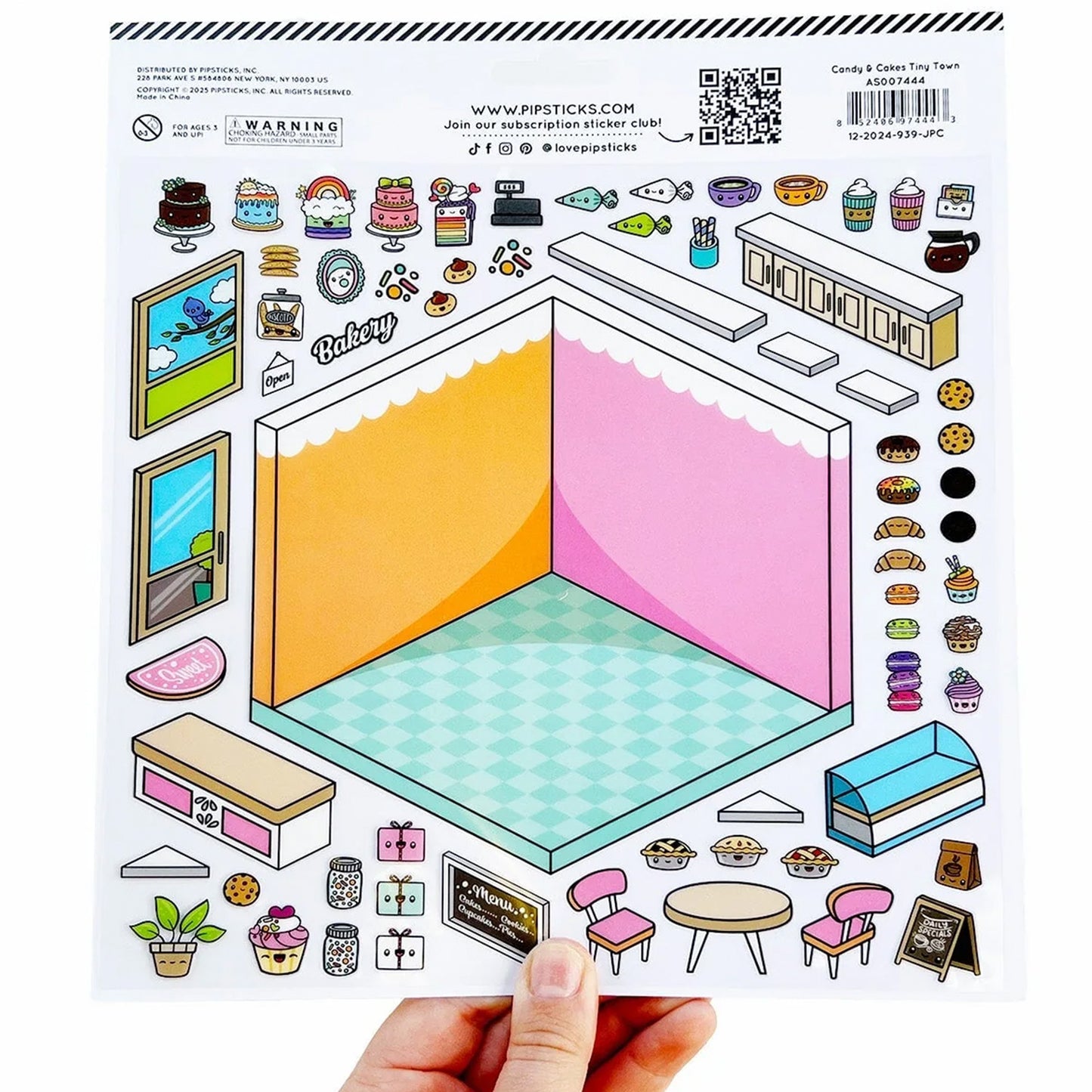 Pipsticks - Stickers Tiny Town - Candy & Cakes