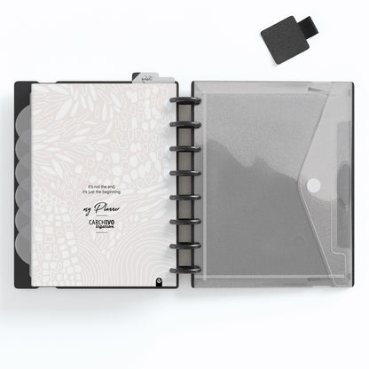Carchivo - Planner Ingeniox A5 (14 meses - no fechado) - Negro