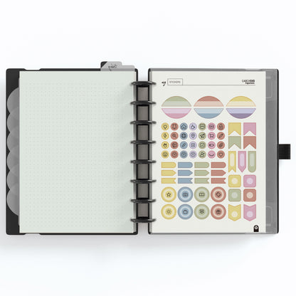 Carchivo - Planner Ingeniox A5 (14 meses - no fechado) - Negro