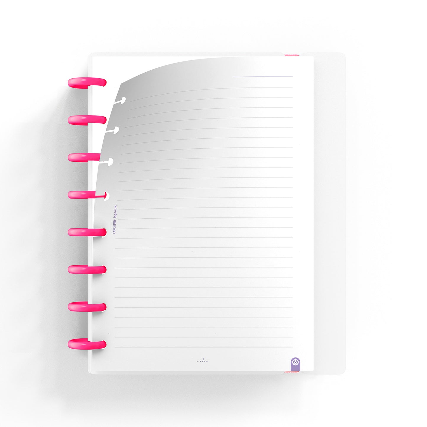Carchivo - Cuaderno Ingeniox A5 - Neon Rosa