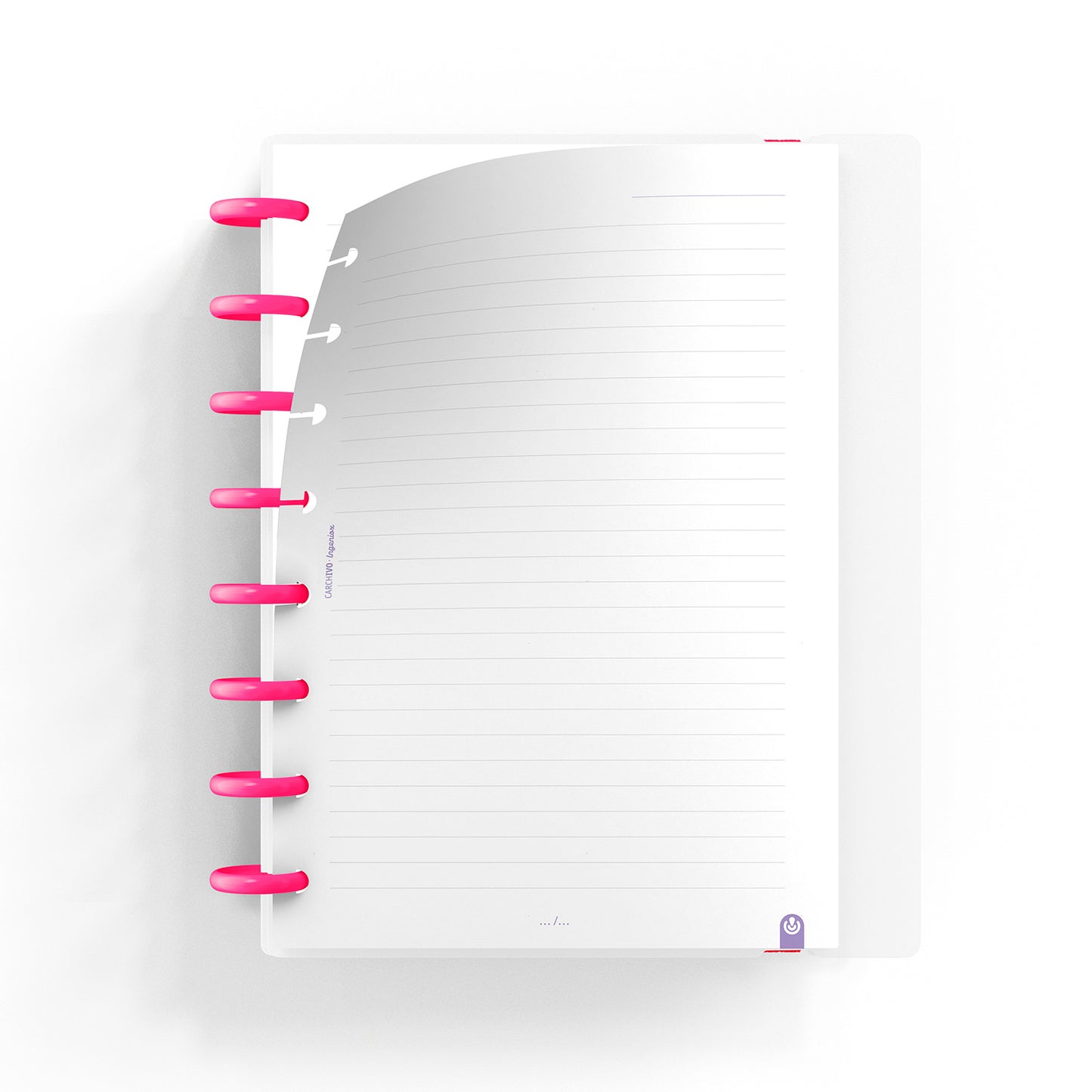 Carchivo - Cuaderno Ingeniox A5 - Neon Rosa