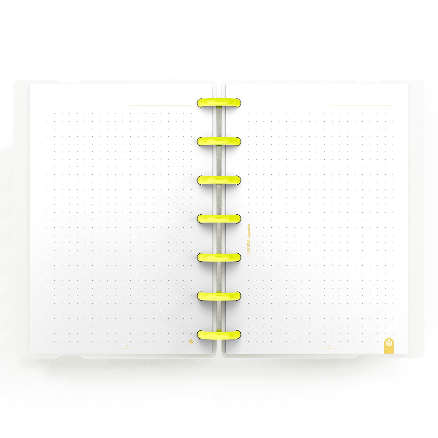 Carchivo - Cuaderno Ingeniox Mini - Neon Amarillo