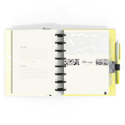 Carchivo - Planner Ingeniox A5 (14 meses - no fechado) Soft - Amarillo Morado