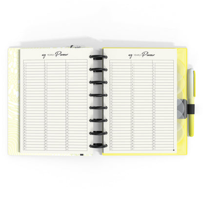 Carchivo - Planner Ingeniox A5 (14 meses - no fechado) Soft - Amarillo Morado