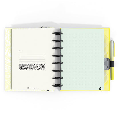 Carchivo - Planner Ingeniox A5 (14 meses - no fechado) Soft - Amarillo Morado