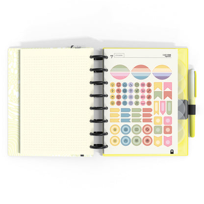 Carchivo - Planner Ingeniox A5 (14 meses - no fechado) Soft - Amarillo Morado