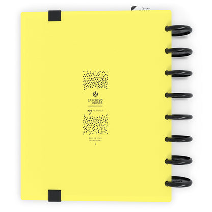 Carchivo - Planner Ingeniox A5 (14 meses - no fechado) Soft - Amarillo Morado