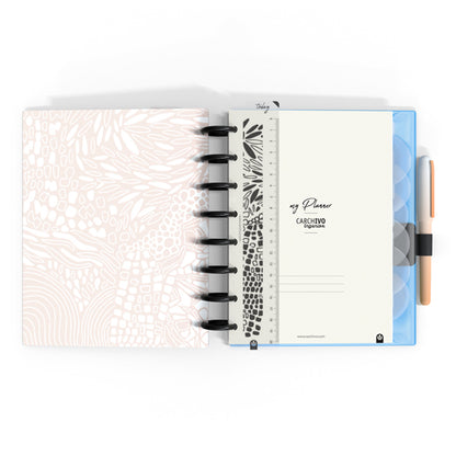 Carchivo - Planner Ingeniox A5 (14 meses - no fechado) Soft - Coral Azul