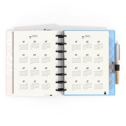 Carchivo - Planner Ingeniox A5 (14 meses - no fechado) Soft - Coral Azul