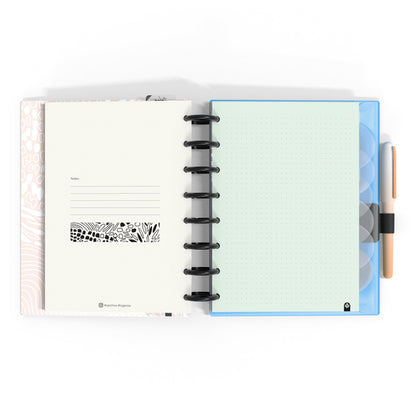 Carchivo - Planner Ingeniox A5 (14 meses - no fechado) Soft - Coral Azul