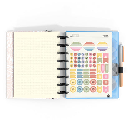 Carchivo - Planner Ingeniox A5 (14 meses - no fechado) Soft - Coral Azul