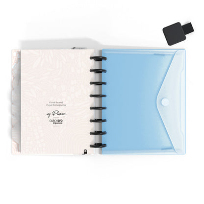 Carchivo - Planner Ingeniox A5 (14 meses - no fechado) Soft - Coral Azul