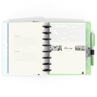Carchivo - Planner Ingeniox A5 (14 meses - no fechado) Soft - Verde Morado