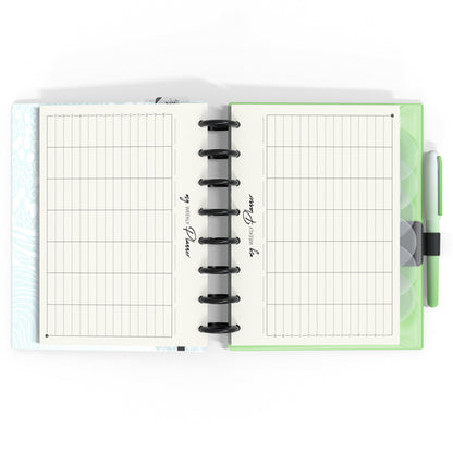 Carchivo - Planner Ingeniox A5 (14 meses - no fechado) Soft - Verde Morado