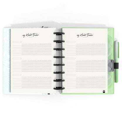 Carchivo - Planner Ingeniox A5 (14 meses - no fechado) Soft - Verde Morado