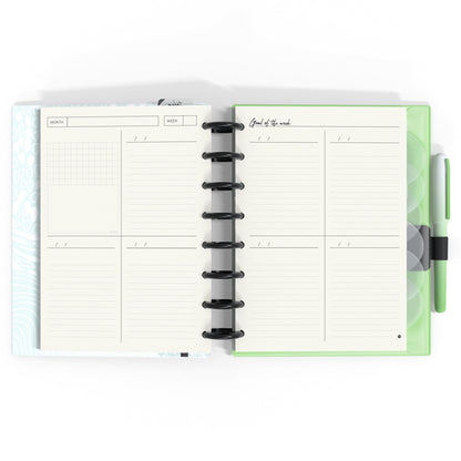 Carchivo - Planner Ingeniox A5 (14 meses - no fechado) Soft - Verde Morado