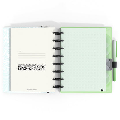 Carchivo - Planner Ingeniox A5 (14 meses - no fechado) Soft - Verde Morado