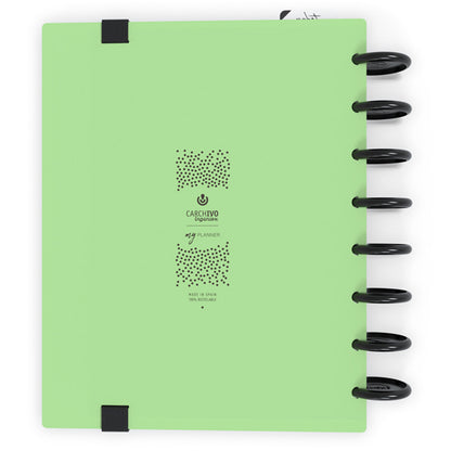 Carchivo - Planner Ingeniox A5 (14 meses - no fechado) Soft - Verde Morado