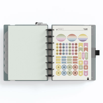 Carchivo - Planner Ingeniox A5 (14 meses - no fechado) - Verde