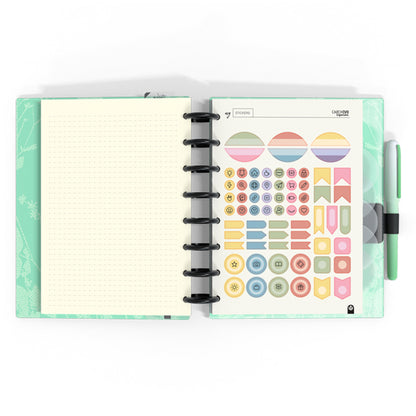 Carchivo - Planner Ingeniox A5 (14 meses - no fechado) Soft - Verde Shizen