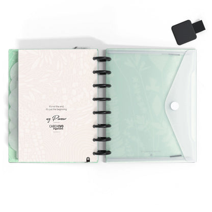 Carchivo - Planner Ingeniox A5 (14 meses - no fechado) Soft - Verde Shizen