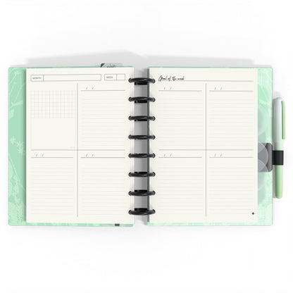 Carchivo - Planner Ingeniox A5 (14 meses - no fechado) Soft - Verde Shizen