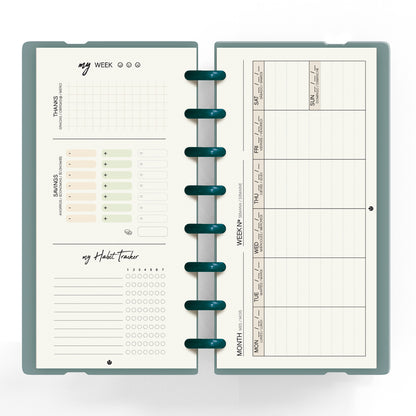 Carchivo - Planner & Checklist My Week - Turquesa