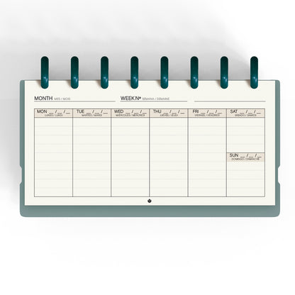 Carchivo - Planner & Checklist My Week - Turquesa