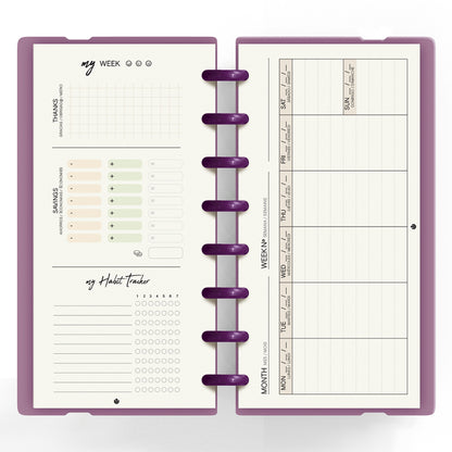 Carchivo - Planner & Checklist My Week - Burdeos
