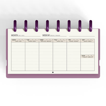 Carchivo - Planner & Checklist My Week - Burdeos