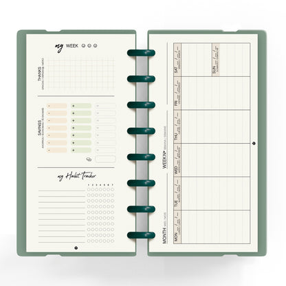 Carchivo - Planner & Checklist My Week - Verde