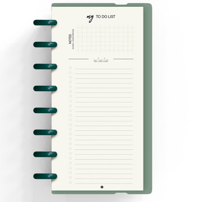 Carchivo - Planner & Checklist My Week - Verde