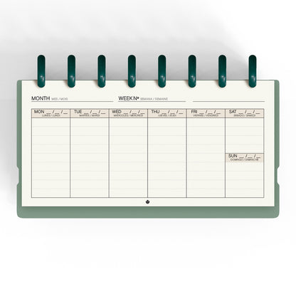 Carchivo - Planner & Checklist My Week - Verde