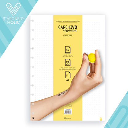 Carchivo - Refill A4 - Dotgrid