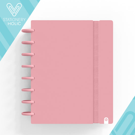 Carchivo - Cuaderno Ingeniox A5 80 hojas Lineas - Pastel Rosa