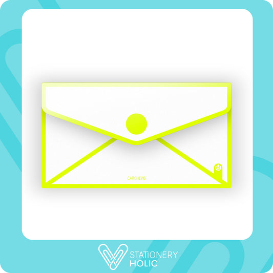 Carchivo - Sobre Sendy Check - Amarillo Neon