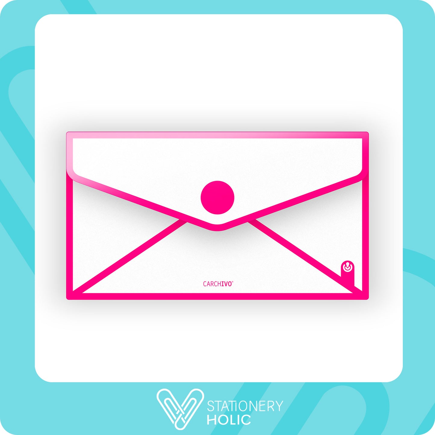 Carchivo - Sobre Sendy Check - Rosa Neon