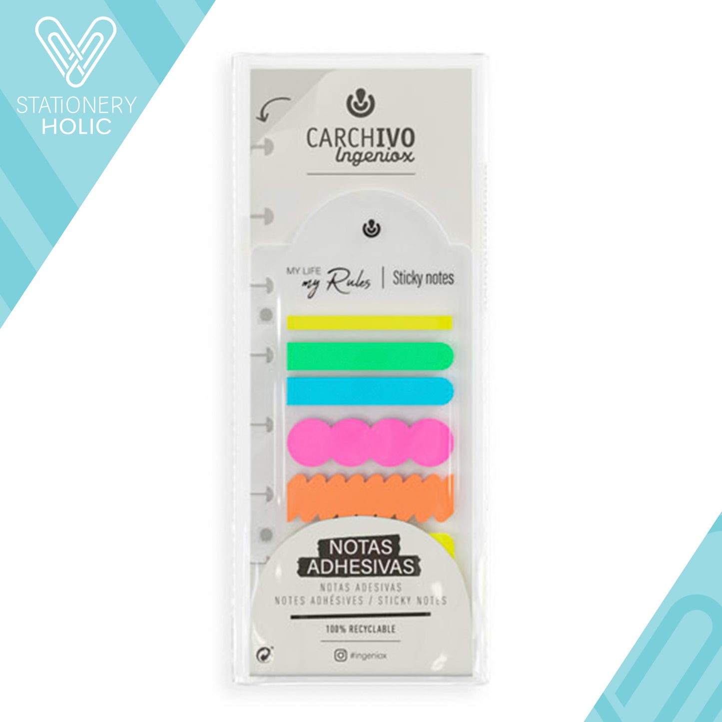 Carchivo - Sticky Notes Ingeniox - Neon