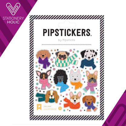 Pipsticks - Stickers 4x4" - Chilly Dogs