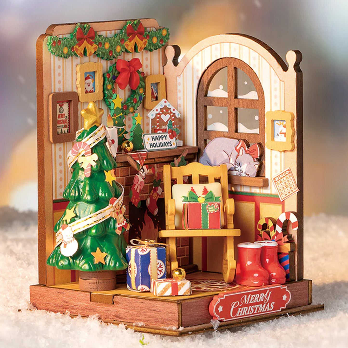Rolife - Miniature House Mini - Christmas Fireplace