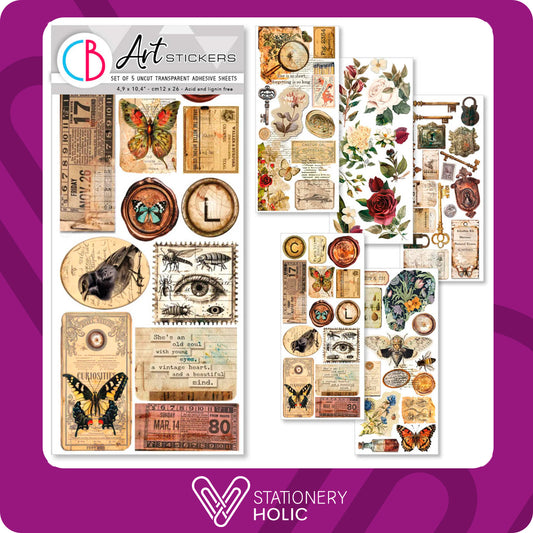 Ciao Bella - Stickers (5 hojas, no precortadas) - Cabinet of Curiosities